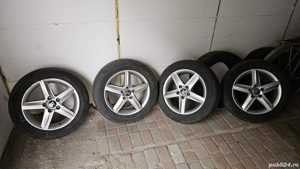 Vând jante 5x112 R16 gama VAG,echipate cu anvelope de iarnă  - imagine 6