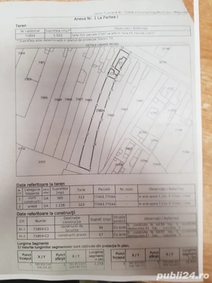 Urgent,teren 1500 mp si casa de vanzare - imagine 3