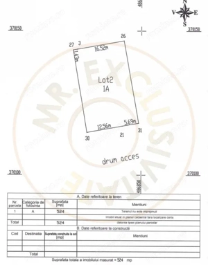 Teren 500 mp intravilan Smeura Stoenari - 4 loturi - imagine 6