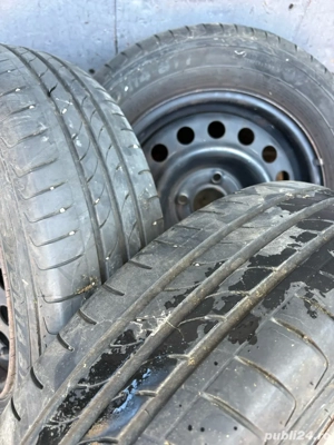 Vând jante cu anvelope de vară 165/70/14 - imagine 4