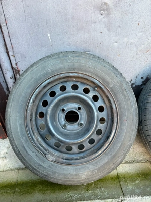 Vând jante cu anvelope de vară 165/70/14 - imagine 7