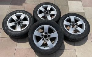 Set jante aluminiu cu anvelope
