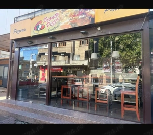 cedare pizzerie utilata, cu deschidere stradala
