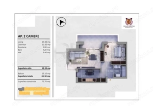 2 camere terasa 13mp - etaj 3 - Metalurgiei - Tudor Arghezi Park - imagine 6 2 camere terasa 13mp - etaj 3 - Metalurgiei - Tudor Arghezi Park - imagine 6