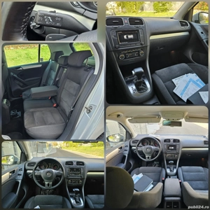 VW Golf 6 1.4TSI DSG2 Automata Parkassist ÎncălzireScaune DubluClima Bluetooth PilotAuto Euro5  - imagine 19