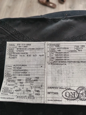 Vând chiulasa Volkswagen golf. 