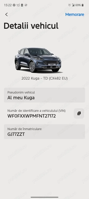 Ford Kuga 2022 1500 cm3 benzina 24.000 km - imagine 3 Ford Kuga 2022 1500 cm3 benzina 24.000 km - imagine 3