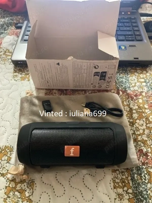 Boxă portabilă nouă   Bluetooth + stick cadou, reîncărcabilă - imagine 3