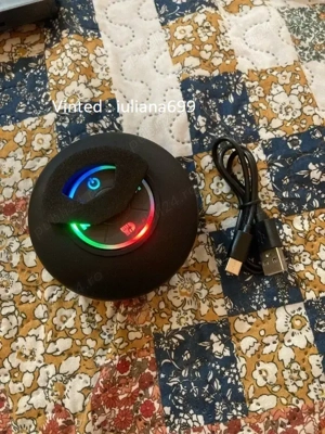 Boxă portabilă nouă   Bluetooth + stick cadou, reîncărcabilă - imagine 5