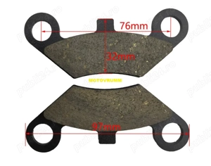 Placute Frana Fata scuter 400 450 500 520 550 625 800 Set Complet