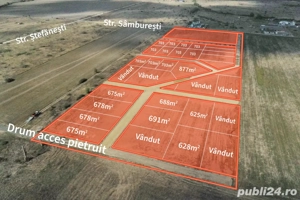 AVANS DE DOAR 10.000eur parcele de teren situate la doar 500m de DJ592 MOSNITA NOUA