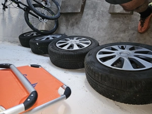 Set Jante Otel + anvelope iarna 225/60 R17 - imagine 3