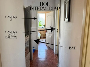 3 camere, decomandat, et 3/4, anvelopat-zona Pacii - imagine 6