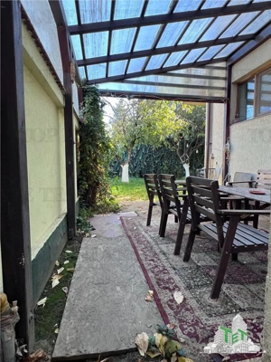 Vila individuala cuplata 6 camere P+E+M, cu incalzire pe centrala si semineu, toate utilitatile si h - imagine 11