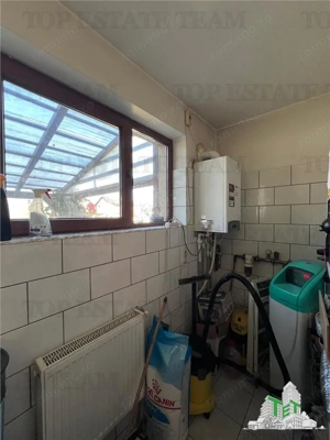 Vila individuala cuplata 6 camere P+E+M, cu incalzire pe centrala si semineu, toate utilitatile si h - imagine 17