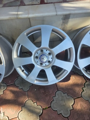 Jante aliaj R17, 5x112 originale Mercedes  - imagine 3
