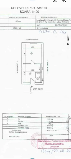 Vând garsoniera în zona Autogara , str . Dumitru Gheata nr.12 , parter , mobilata și utilata complet