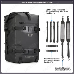 Rhinowalk Geantă multifuncțională pentru motocicletă, - imagine 3