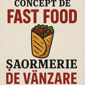 Afacere la cheie tip fast food -shaorma concept unic 