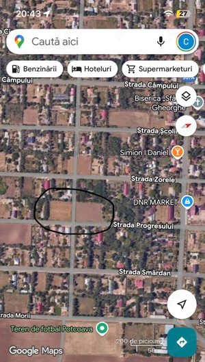 Vând teren intravilan