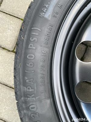 Rezerva slim 16 noua 5X112-Audi,Vw,Seat,Skoda ! - imagine 3