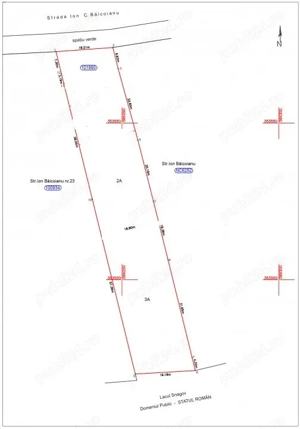 Snagov, Teren 1976 mp Dubla deschidere 20m
