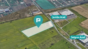 Teren de 55.340 mp, vis-a-vis de Jumbo, Arad - imagine 6