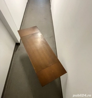 Masa extensibila din lemn masiv vintage