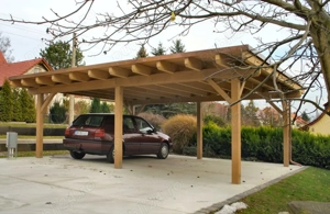 Structura carport 6x6m