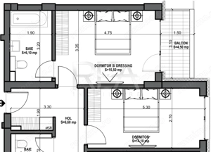 3 camere 94,80 mp Ultracentral - Mosilor la 8 min Metrou - imagine 5