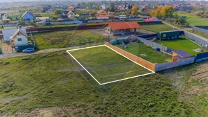 COMISION 0% | Teren 550 mp intravilan Cărpiniș, utilități, acces drum - imagine 2