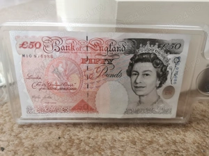 Bancnota 50 pounds Houblon retrasă 