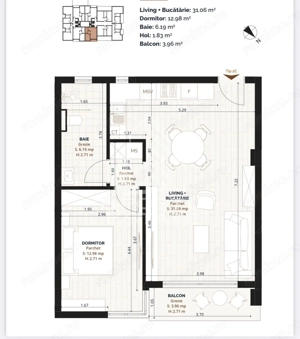 DE VANZARE Apartament 2 camere intr-un complex rezidential premium - imagine 4