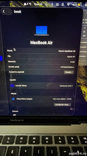 Vand macbook Air M1