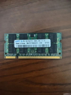 Memorie laptop DDR2 1GB DDR3 1GB