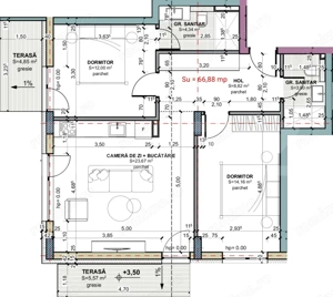 Comision 0! 3 camere, etajul 1, 2 bai, 2 balcoane, Terra Oasului - imagine 2 Comision 0! 3 camere, etajul 1, 2 bai, 2 balcoane, Terra Oasului - imagine 2