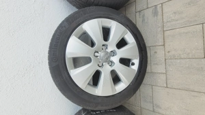 Jante originale Audi r17 cu cauciucuri de iarna - imagine 3