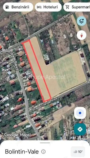 7275 mp teren intravilan ideal dezvoltare cartier imobiliar