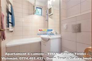 VANZARE Apartament 4 camere TITAN (str. Firidei) CENTRALA -fara credit - imagine 7