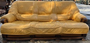 Canapea 2,20 m Cu cadru din lemn masiv pentru reconditionare