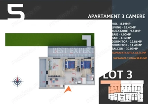 3 Camere Gradina -Acces rapid STB