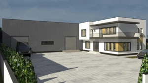 Casa P+1 240 mp utilii, ( doua apartamente 1200 mp teren ,zona Carcea - imagine 6