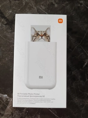 Imprimanta foto portabila, Xiaomi Mi, alb 