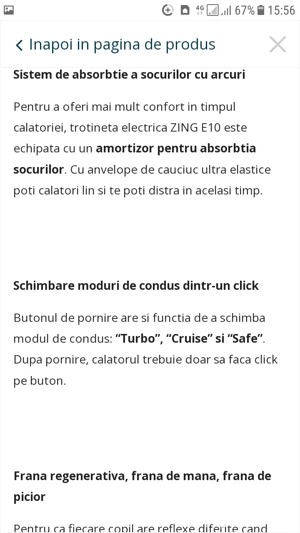 Trotineta electrica Ninebot si Bicicleta Fitness - imagine 3