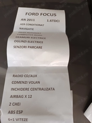 Ford focus 2011 - imagine 5