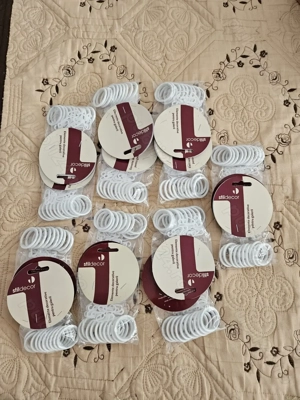 Set inele metalice si cârlige plastic pentru galerie  - imagine 2