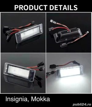 Lampa LED numar inmatriculare Opel - imagine 5
