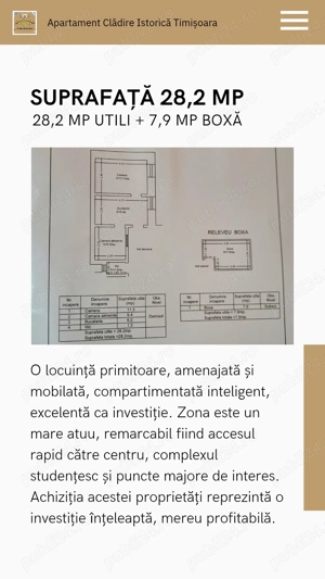 Apartament cladire istorica Timisoara - investitie profitabilă, la pret excelent! - imagine 2