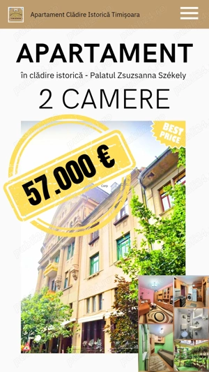 Apartament cladire istorica Timisoara - investitie profitabilă, la pret excelent!