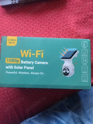 Cameră de luat vederi cu panou solar incorporat! 